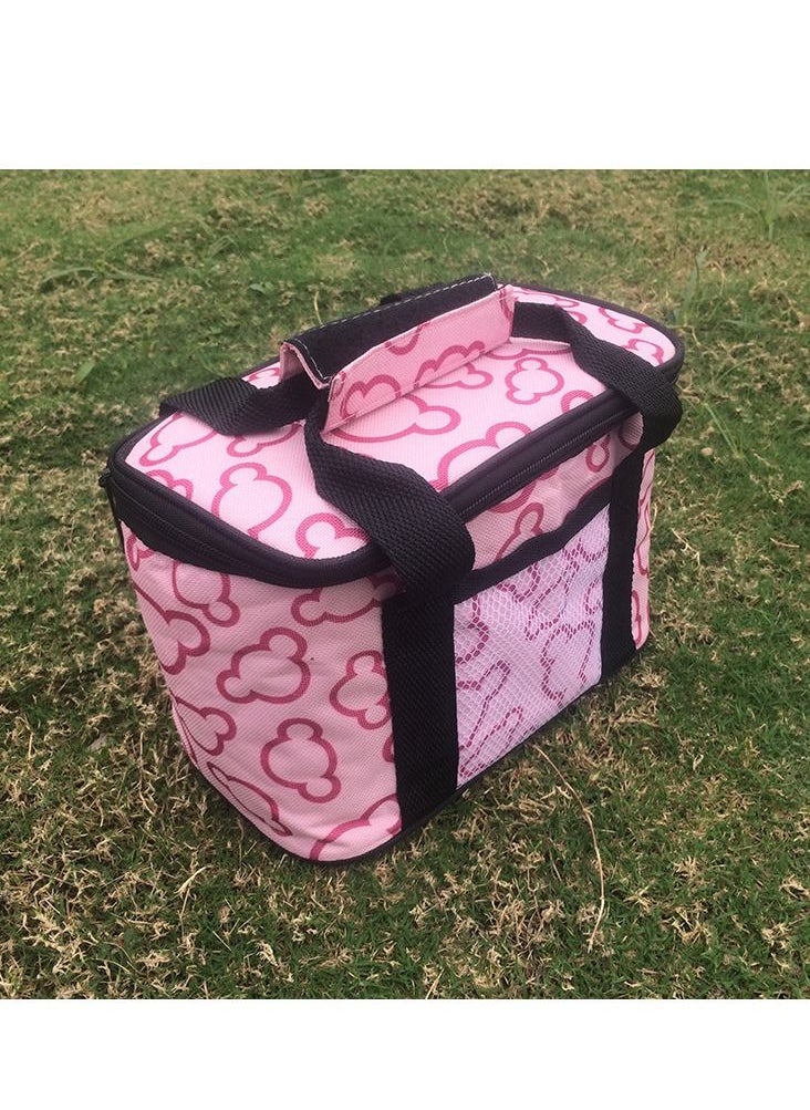 Generic Lunch Box Bag Insulated Pink  - Image 5