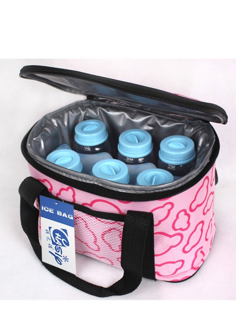 Generic Lunch Box Bag Insulated Pink  - Image 2