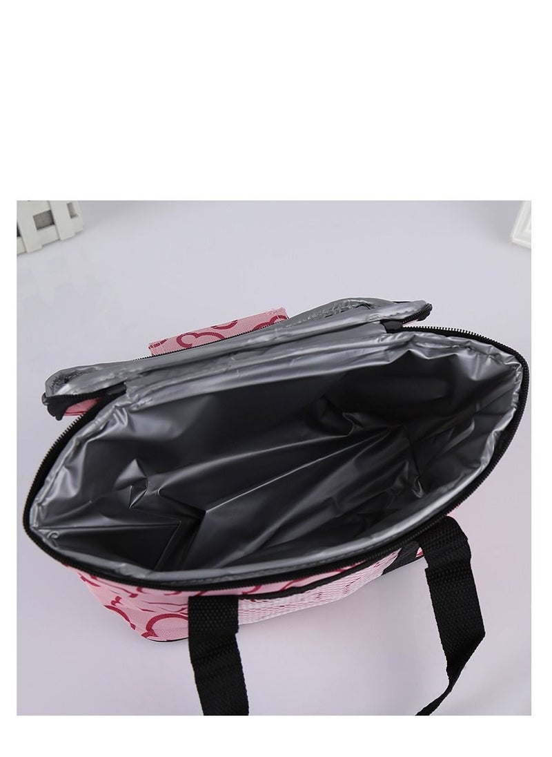 Generic Lunch Box Bag Insulated Pink  - Image 4