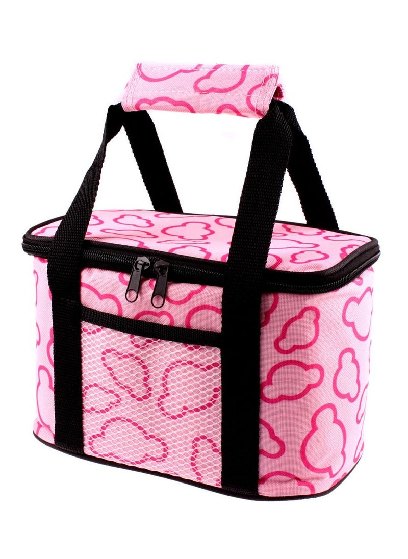 Generic Lunch Box Bag Insulated Pink  - Image 1