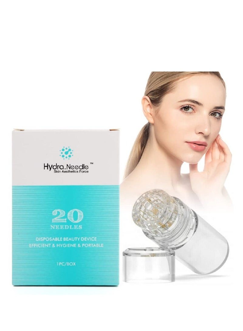 Hydra 20 Micro Needle Titanium Applicator Bottle Anti-aging Skin Care Reusable 1.5mm - Image 1
