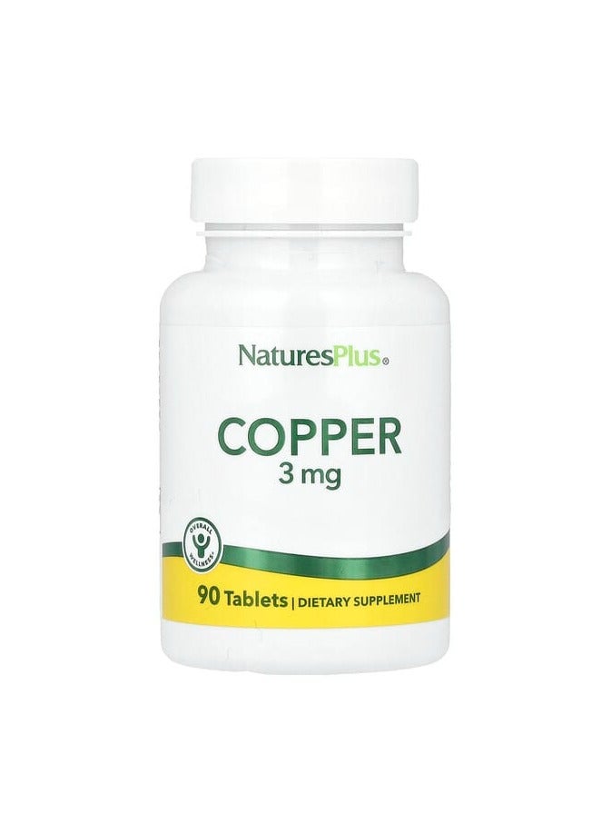 حاس، 3 ملغ، 90 قرصًا