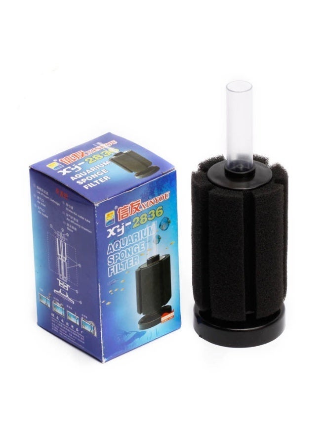 XinYou Aquarium Sponge Filter, Ultra Quiet Aeration Bio Sponge Filters for Breeding Fry Shrimp Betta Fish Tank, Efficient Submersible Aquarium Filter for up to 20 gallon (about 50.8 liters) fish tank - Image 1