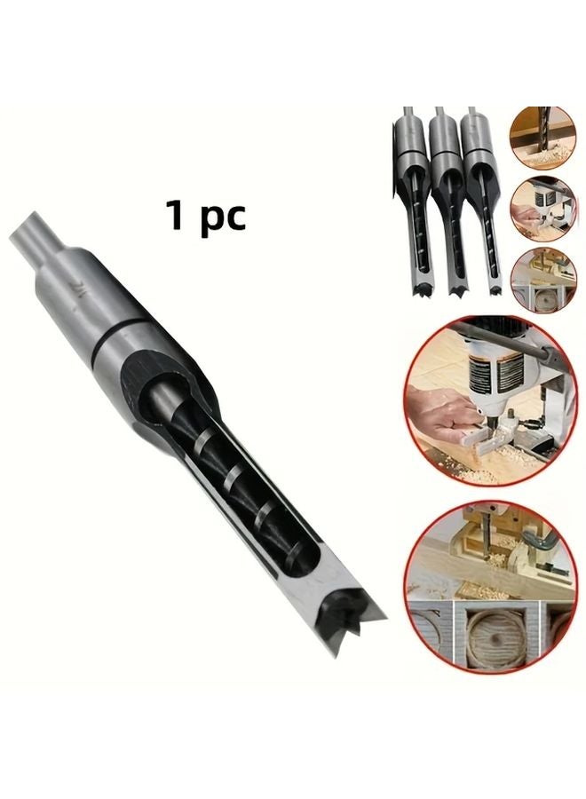 3 قطع 6 مم 8 مم 12.5 مثقاب ثقب مربع مجموعة أدوات النجارة - Image 3