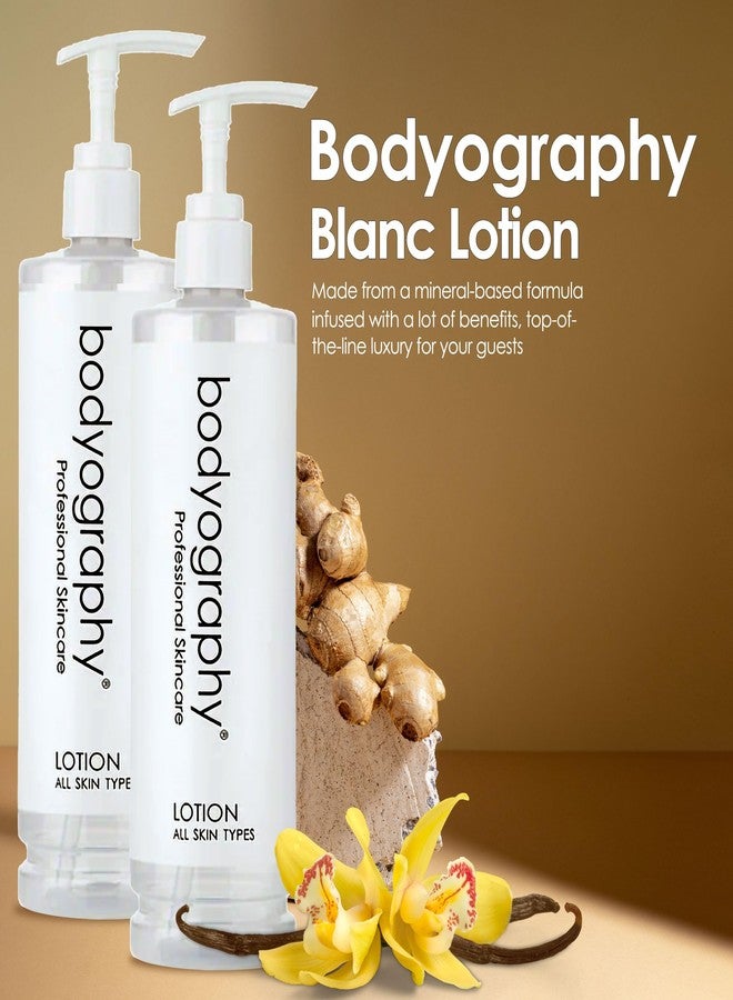 World Amenities Bodyography Blanc Pump Lotion - Hydrating Moisturizer for All Skin Type (13.50 Fl Oz (Pack of 1)) - Image 3