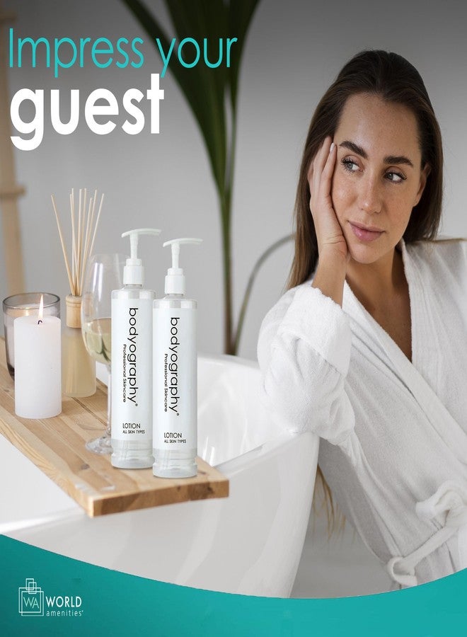 World Amenities Bodyography Blanc Pump Lotion - Hydrating Moisturizer for All Skin Type (13.50 Fl Oz (Pack of 1)) - Image 2