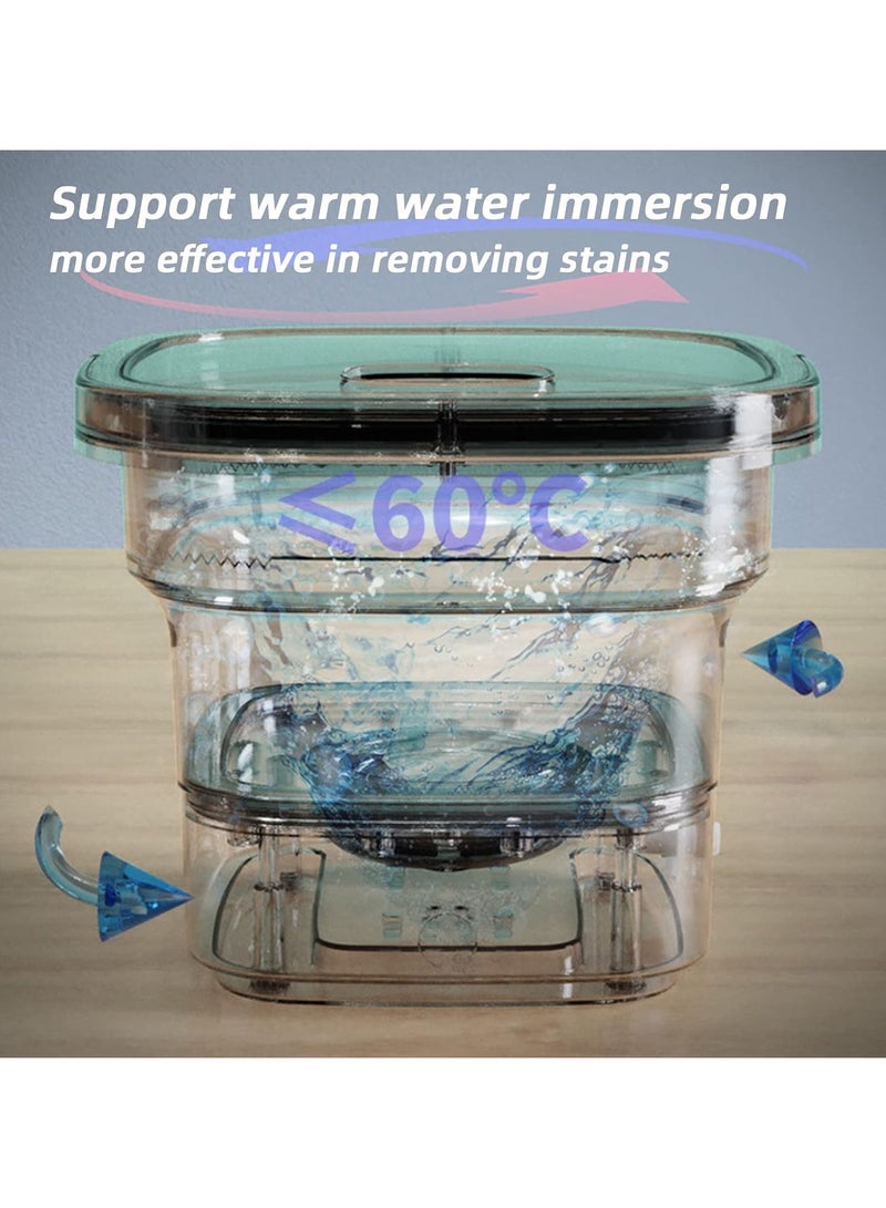 AROAQ Folding Portable Mini Washing Machine for Socks and Underwear All-in-One Washing and Drying for School Dormitory - Image 3
