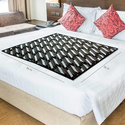 Wings Star Waterproof Bed Server/Food Mat/Bedsheet Protector/Reversible in 3 Layered Heavy Material(Colour and Print Might Vary According to Availability)/ Bed Server mat Reversible/Place Mat - Image 3