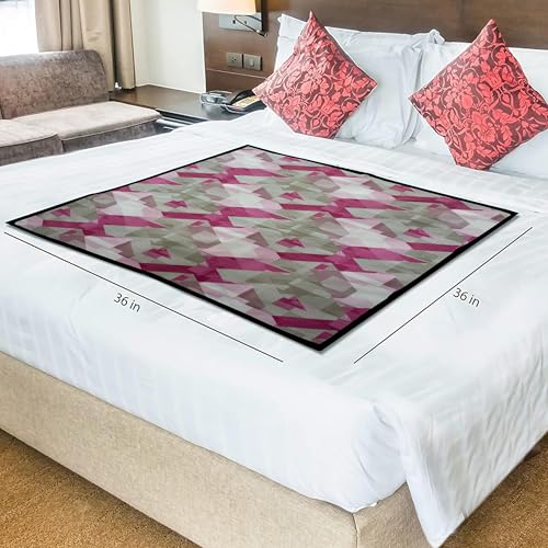 Wings Star Waterproof Bed Server/Food Mat/Bedsheet Protector/Reversible in 3 Layered Heavy Material(Colour and Print Might Vary According to Availability)/ Bed Server mat Reversible/Place Mat - Image 5