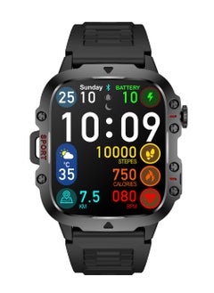 LIGE LIGE 1.96 HD Screen 420 mAh Sports Smart Watch Men Waterproof Bluetooth Calling Health Monitoring 100+ Sports Mode Men Smart Watches  - Image 2