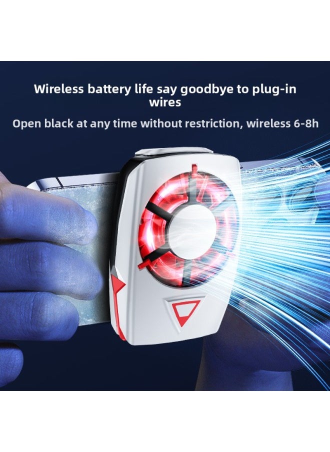 Beauenty E-sports Wireless Mobile Phone Cooling Back Clip Refrigeration Cooling Artifact Air-cooled Game Chicken Mute For AppleAndroid-Color:Cool Black 【chargingAir Cooled】 Quiet Big Windportable Endurance  - Image 5