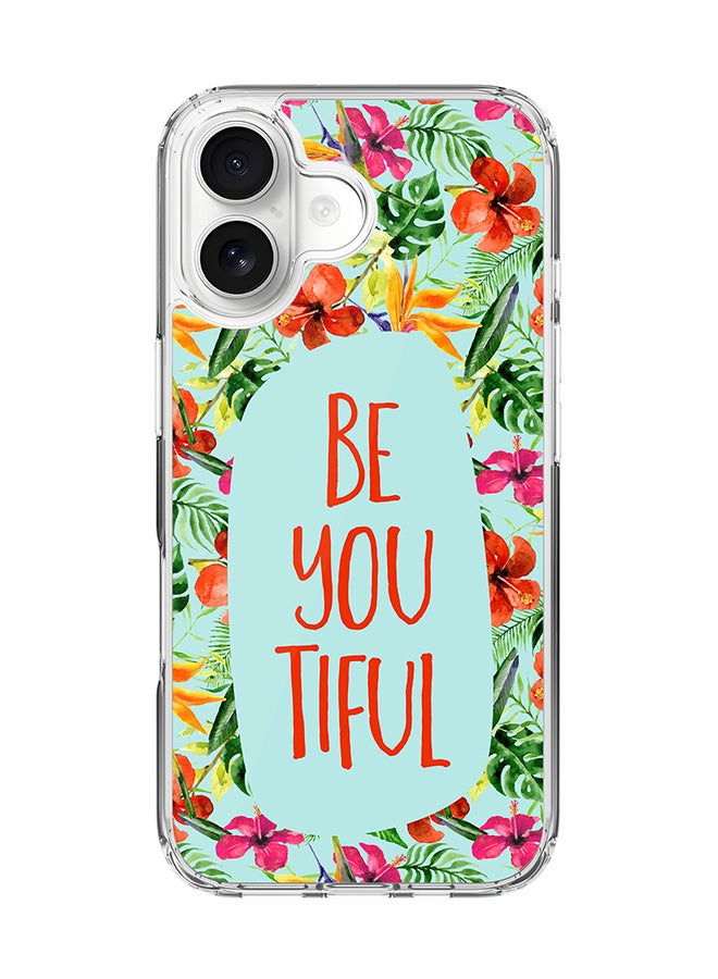 Stylizedd Classic Clear MagSafe Case for iPhone 17 , Hybrid Soft Case Flexible Edges Anti Drop TPU PC Gel Thin Transparent Cover [ Designed for iPhone 17 ] - Be You Tiful