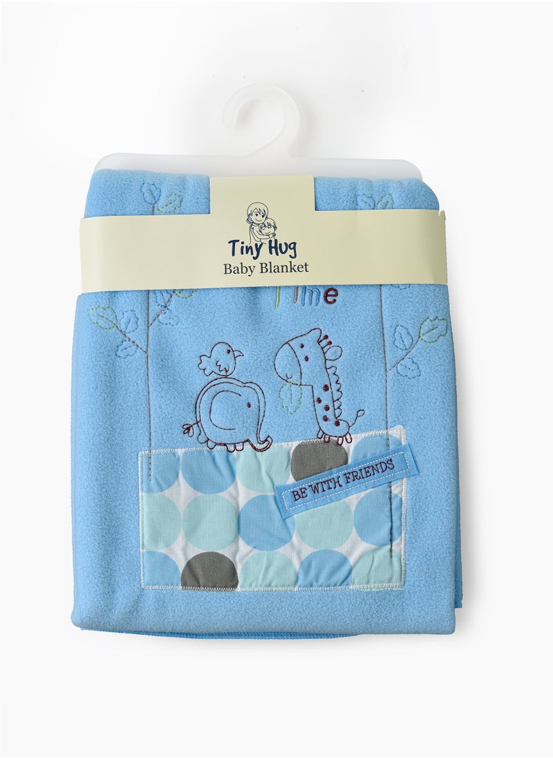 Tiny Hug Newborn Baby Fleece Blanket, Soft and Warm Blanket for Newborns  - Image 4