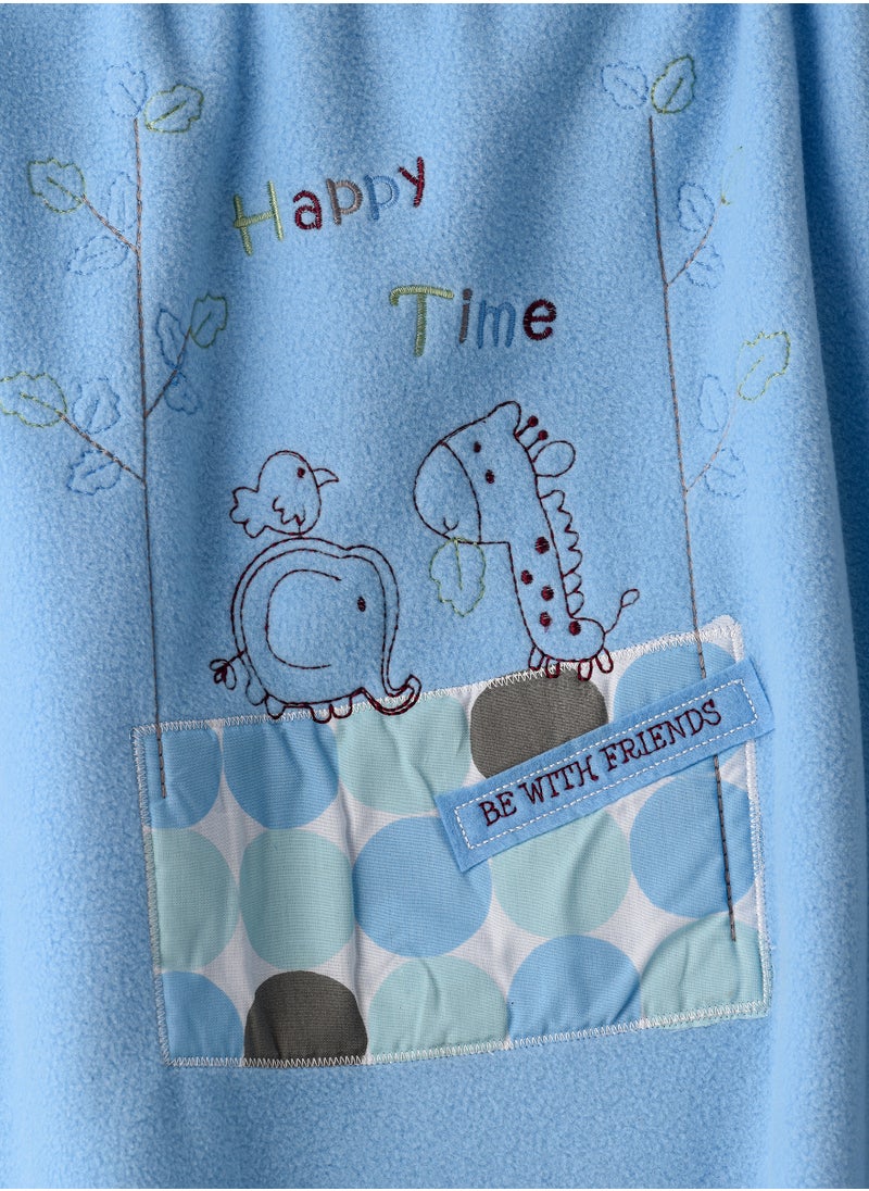 Tiny Hug Newborn Baby Fleece Blanket, Soft and Warm Blanket for Newborns  - Image 3