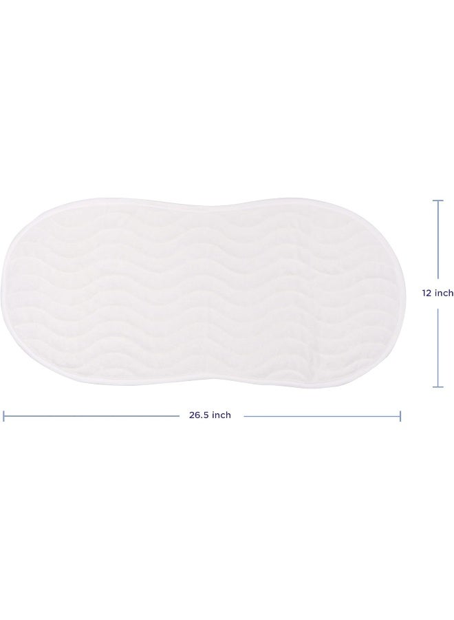 Ubbi Baby Reusable Changing Pad Covers, Easy to Clean, Waterproof, 4 Count - Image 2