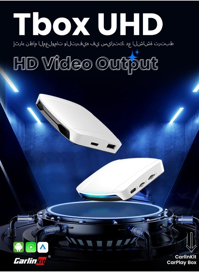 Carlinkit UHD HDMI Output Android 13 CarPlay AIBox SDM660 Wireless CarPlay Android Auto Netflix Youtube Car Intelligent Systems  - Image 3