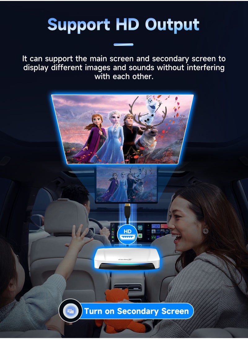 Carlinkit - UHD HDMI Output Android 13 CarPlay AIBox SDM660 Wireless CarPlay Android Auto Netflix Youtube Car Intelligent Systems - Image 1