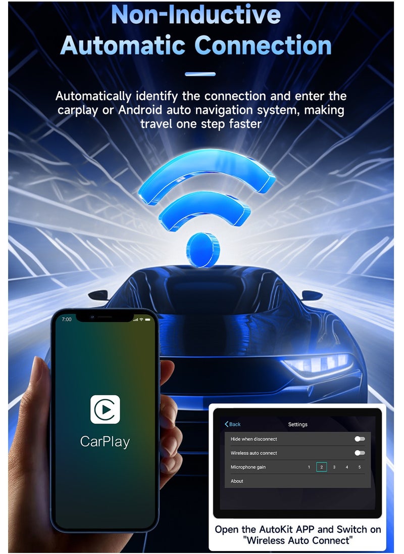 Carlinkit - UHD HDMI Output Android 13 CarPlay AIBox SDM660 Wireless CarPlay Android Auto Netflix Youtube Car Intelligent Systems - Image 1