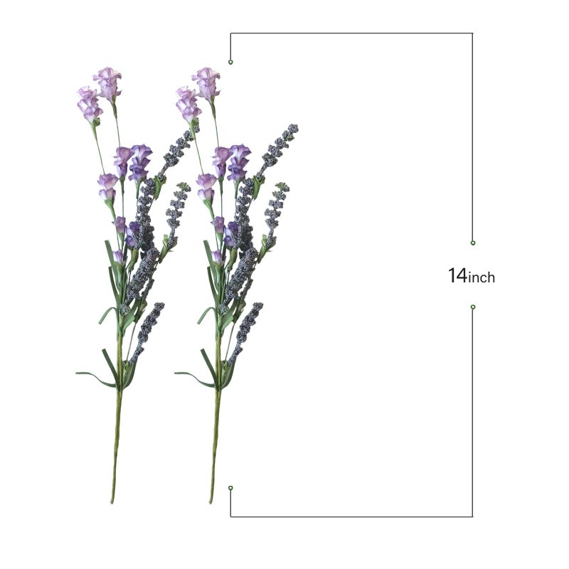 TEMPUS 10Pcs Artificial Flower Bulk Spring/Summer Flowers Wedding Party Vase Bouquet Floral Arrangement Home Decor Indoor Decor(Purple) - Image 3