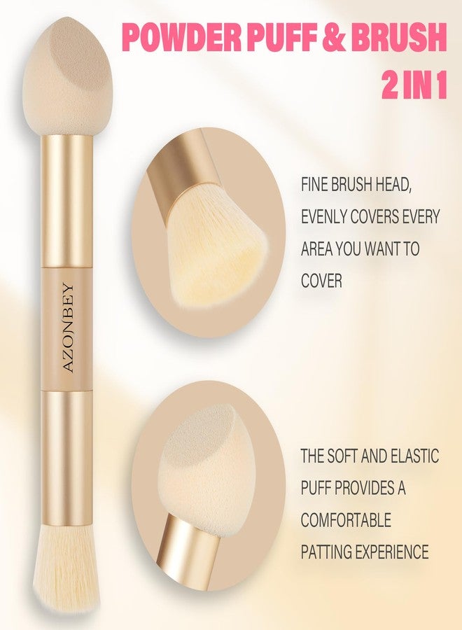 Azonbey Root Touch Up Sets,Hairline Powder for Women Cover Up- Hairline Concealer for Thin and Thinning Hair, Water & Sweat Resistant,Contain Azonbey Makeup Brush (Dark Blonde, Med-Makeup Brush) - Image 3
