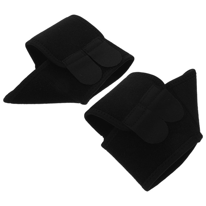 2PCS Dark Color M Youth Ankle Brace Compression Sleeve Foot Support Wraps For Sprain Prevention - Image 2