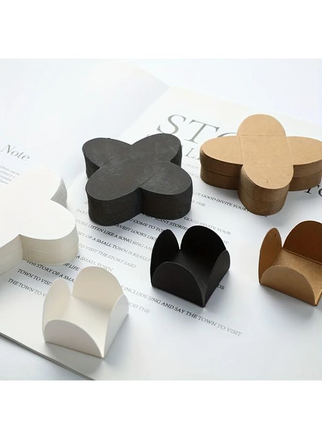 White Paper Flower Tray 50pcs For Floral Arrangement Gift Presentation Wedding - Image 2