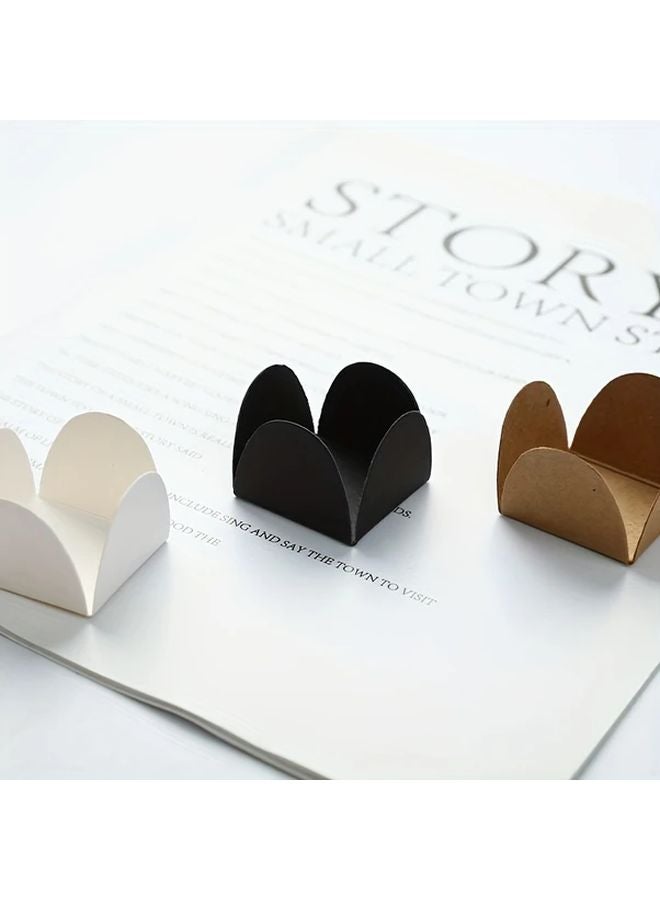 White Paper Flower Tray 50pcs For Floral Arrangement Gift Presentation Wedding - Image 3