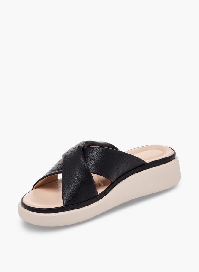 Le Confort Women Cross Strap Wedge Sandals - Image 4