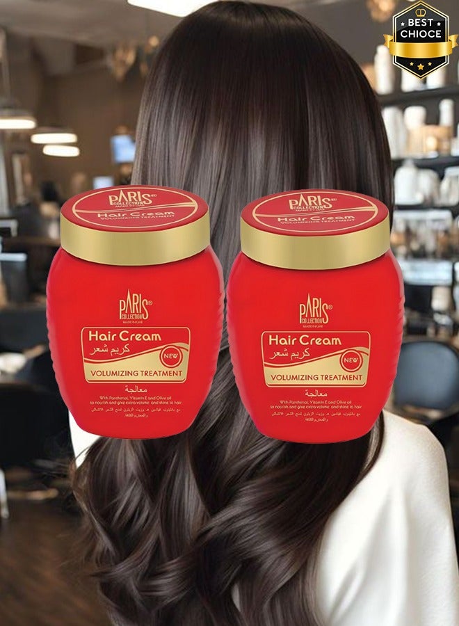 باريس كولكشن 2 قطع كريم معالج ومكثف للشعر باريس ريد 475 مل - Image 1