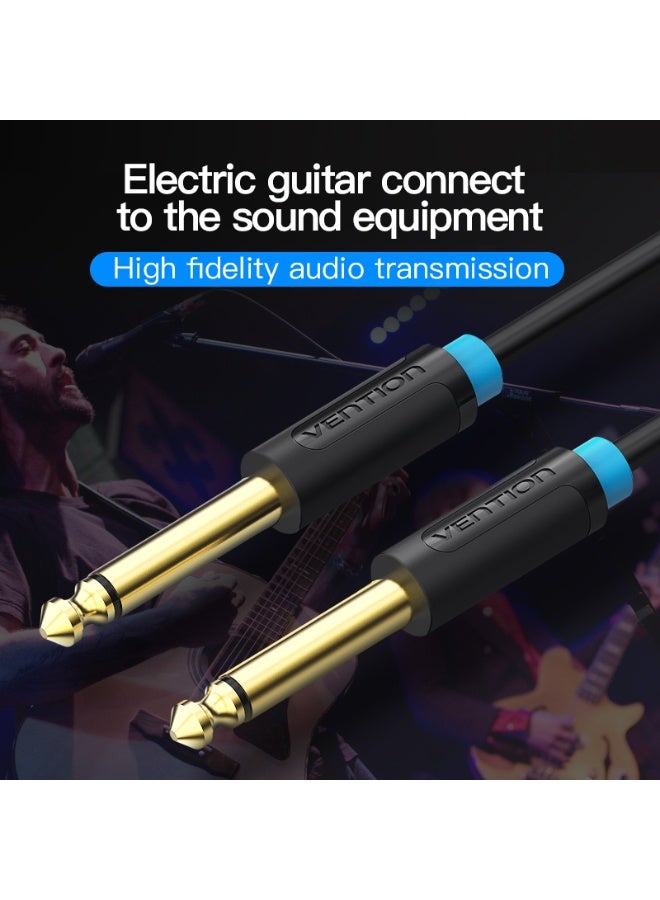 VENTION 6.5mm Male to Male Audio Cable  Black Model # BAABD - Image 3