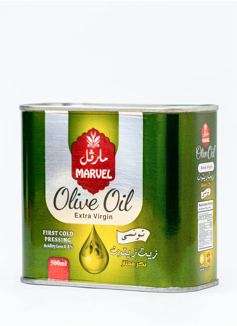 MARVEL - Tunisian Extra Virgin Olive Oil 500ml Tins - Image 1
