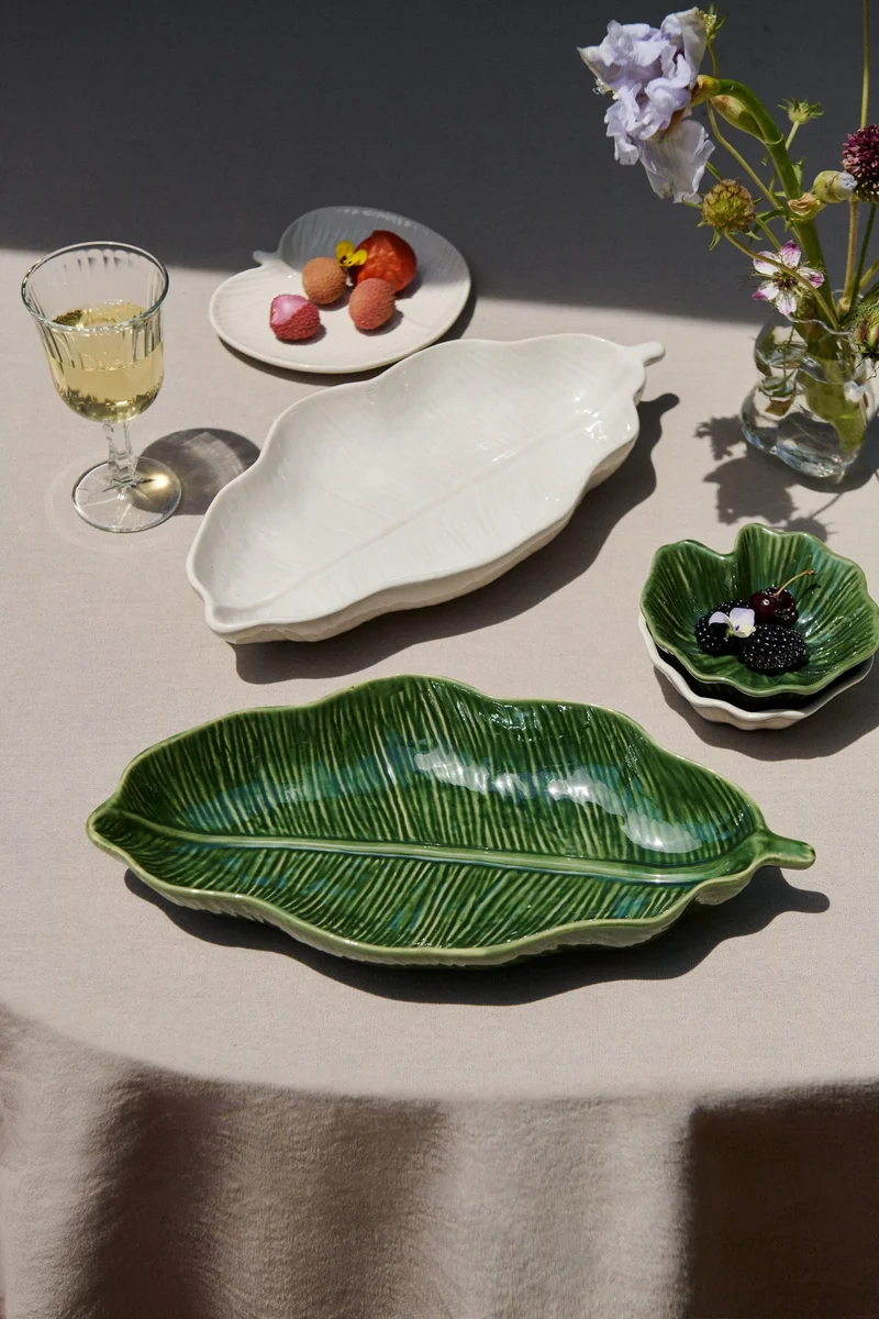 اتش اند ام Small stoneware serving plate