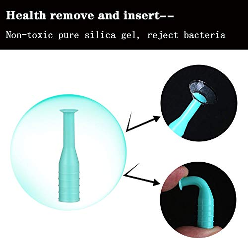 LeyJin 10 Pack Hard Contact Lens Remover & Insertion Tool,RGP Plunger Suction Cup for Hard Lenses(Green) - Image 3
