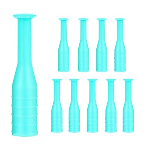 LeyJin 10 Pack Hard Contact Lens Remover & Insertion Tool,RGP Plunger Suction Cup for Hard Lenses(Green) - Image 1
