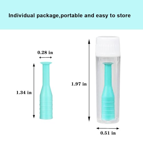 LeyJin 10 Pack Hard Contact Lens Remover & Insertion Tool,RGP Plunger Suction Cup for Hard Lenses(Green) - Image 4