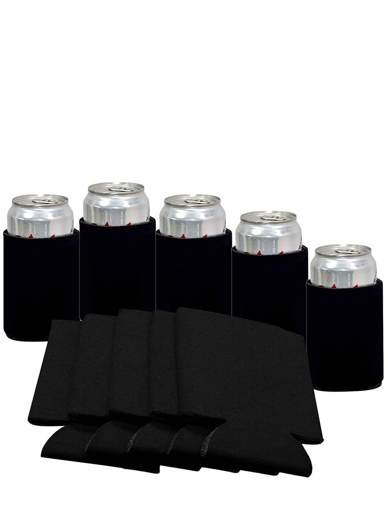 SYOSI - Can Sleeves, Insulated Beer Can Cooler Sleeve Covers, for Soda Cans Beer Bottles, Collapsible Reusable Drink Coke Sleeve Covers for Home Office Bar Birthday Weddings Party Favors - Image 1