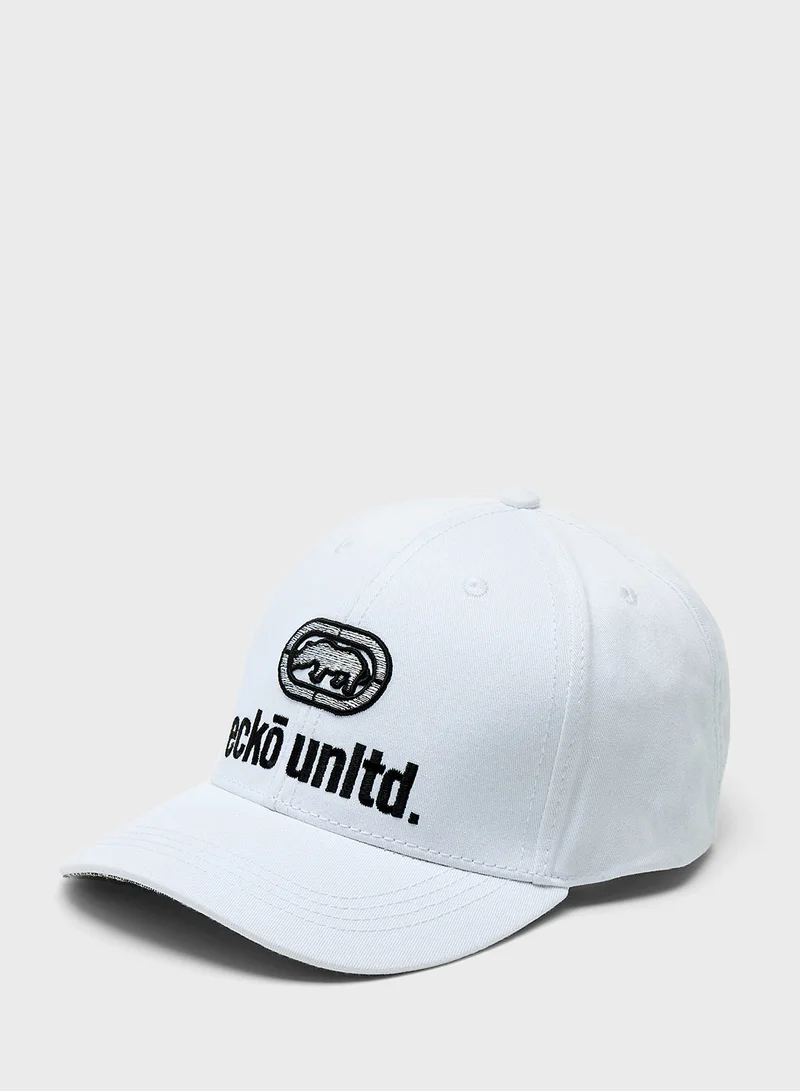 إيكو يو إن إل تي دي. Ecko Logo Embroidered Cap with Buckled Strap Closu