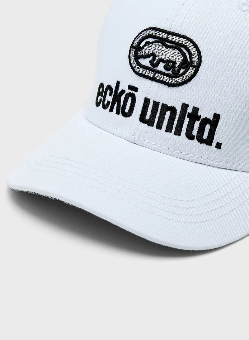 إيكو يو إن إل تي دي. Ecko Logo Embroidered Cap with Buckled Strap Closu