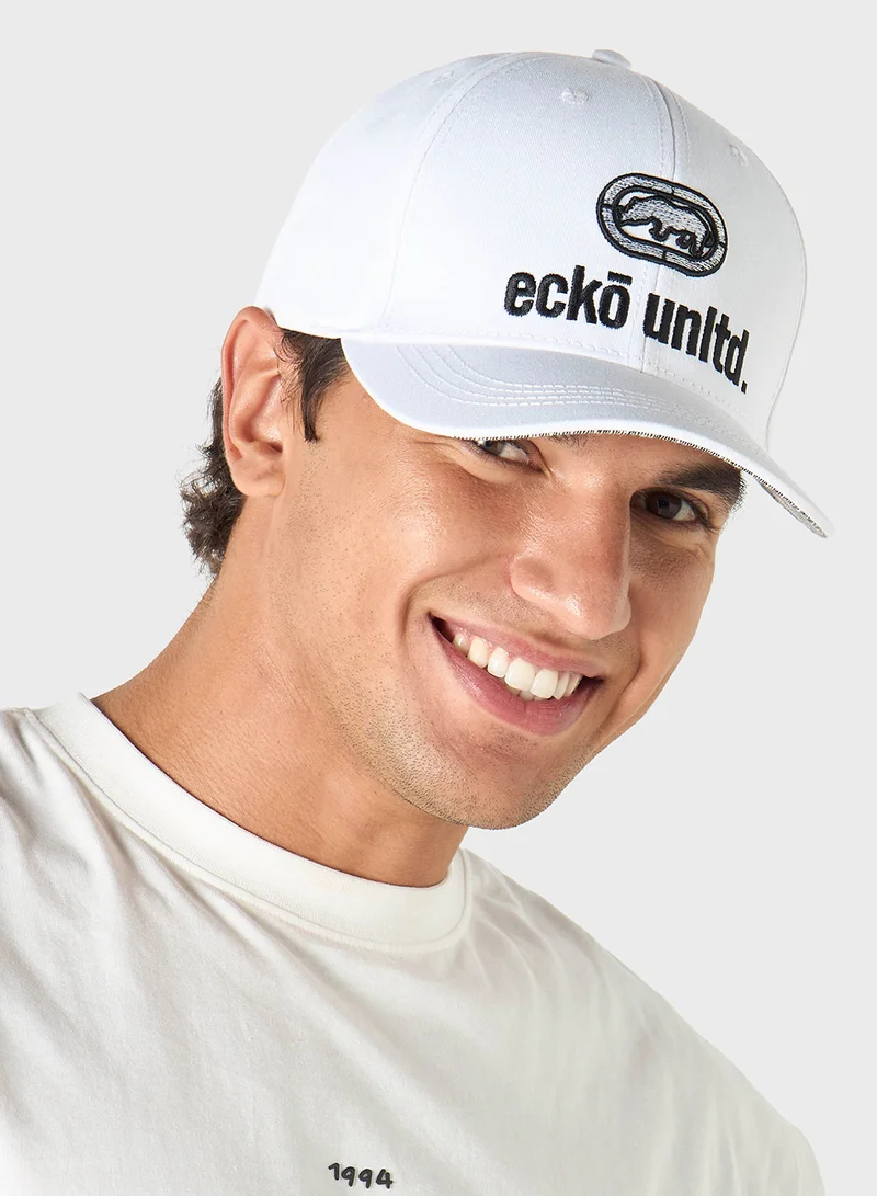 إيكو يو إن إل تي دي. Ecko Logo Embroidered Cap with Buckled Strap Closu