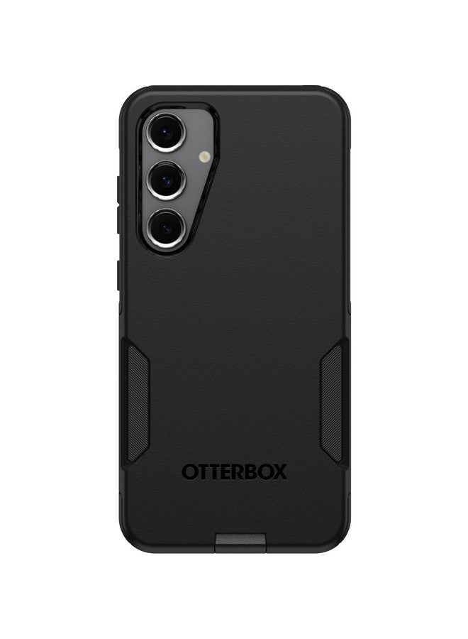 أوتربوكس جراب OtterBox Commuter Series لهاتف Samsung Galaxy S24 FE - أسود، نحيف ومتين، مناسب للجيب، مع حماية للمنافذ - Image 1