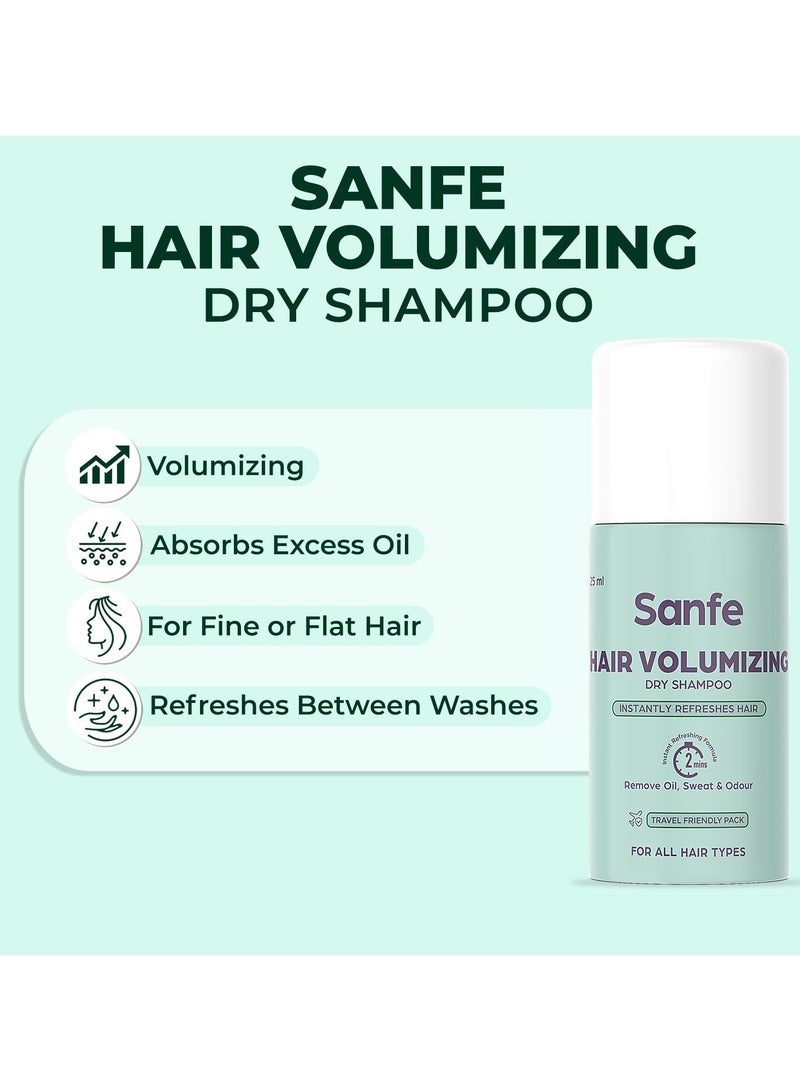 Sanfe Hair Volumizing Dry Shampoo - 25ml | Instantly refreshes & add volume | Leaves no residue - Image 3