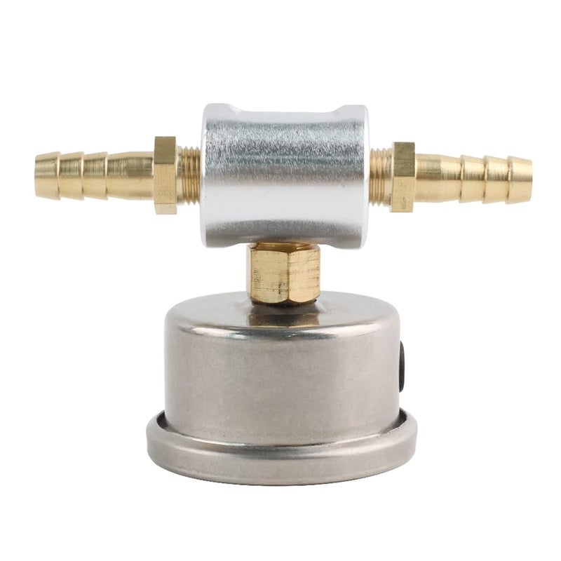 مقياس منظم ضغط الوقود 0-160 رطل لكل بوصة مربعة ضغط الزيت 1/8 NPT مع موصل - Image 4