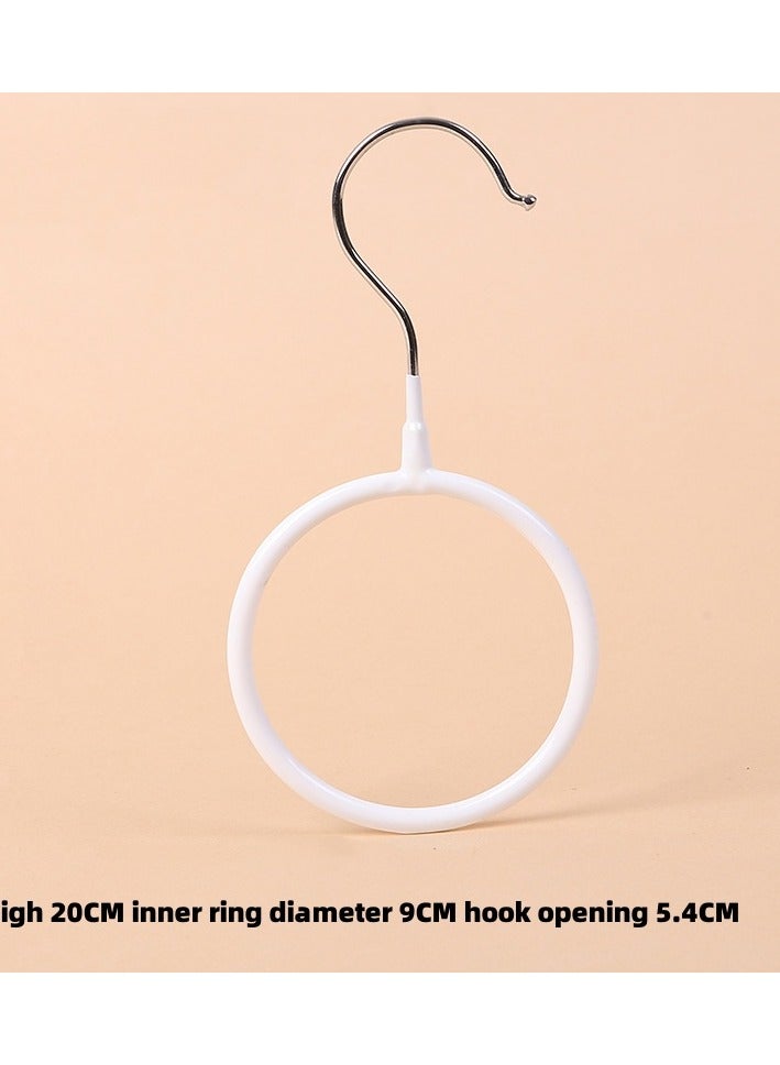 Scarf Holder Scarf Ring Clothing Store Household Metal Storage Tie Towel Rack Iron Clothes Hanger  - Image 1