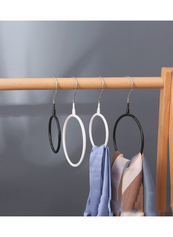 Scarf Holder Scarf Ring Clothing Store Household Metal Storage Tie Towel Rack Iron Clothes Hanger  - Image 3