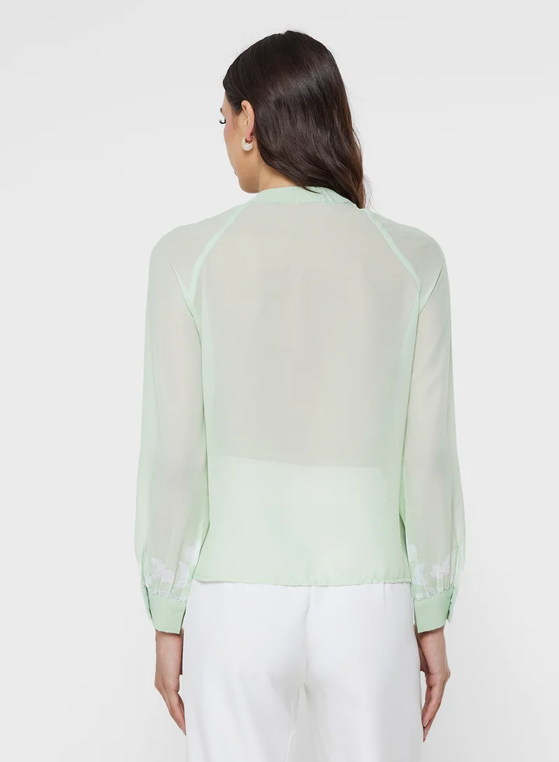 ايلا Floral Print Shirt