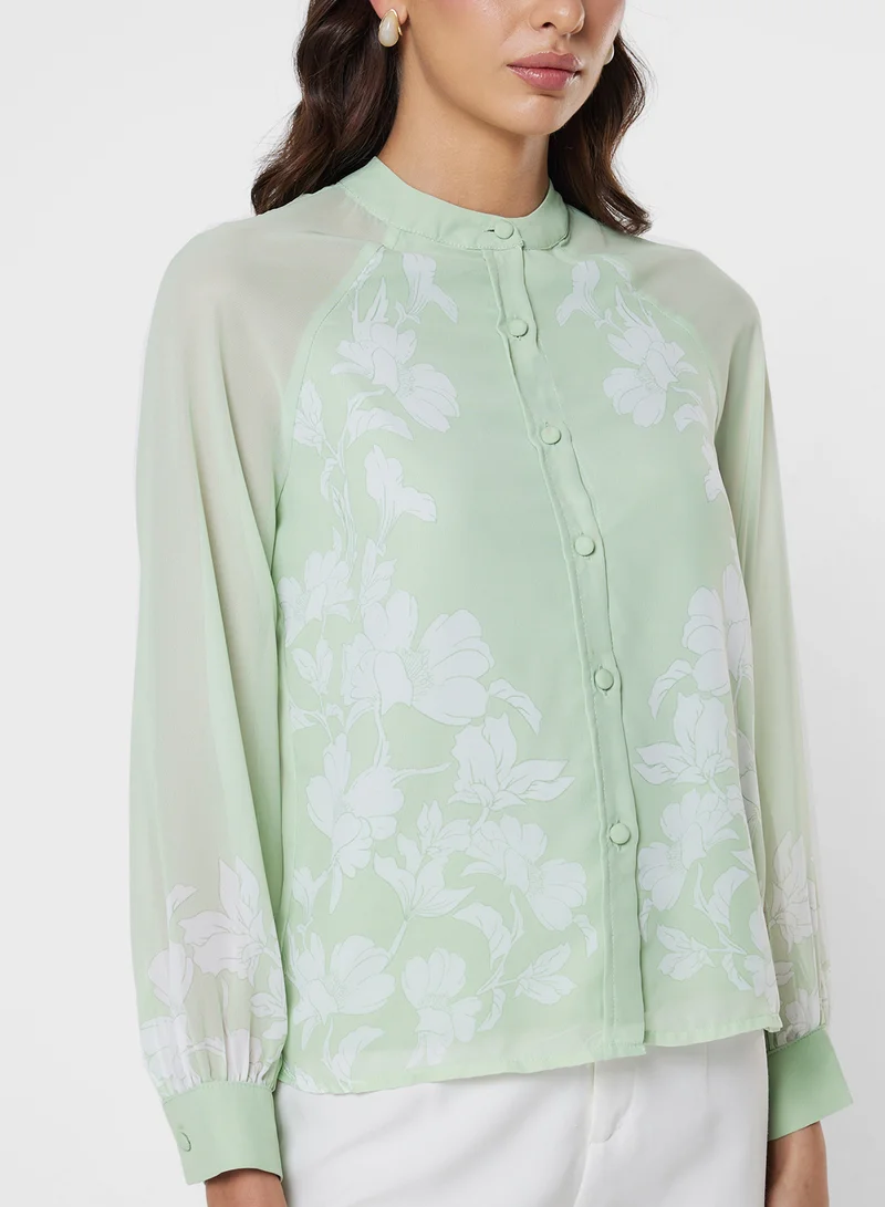 ELLA Floral Print Shirt
