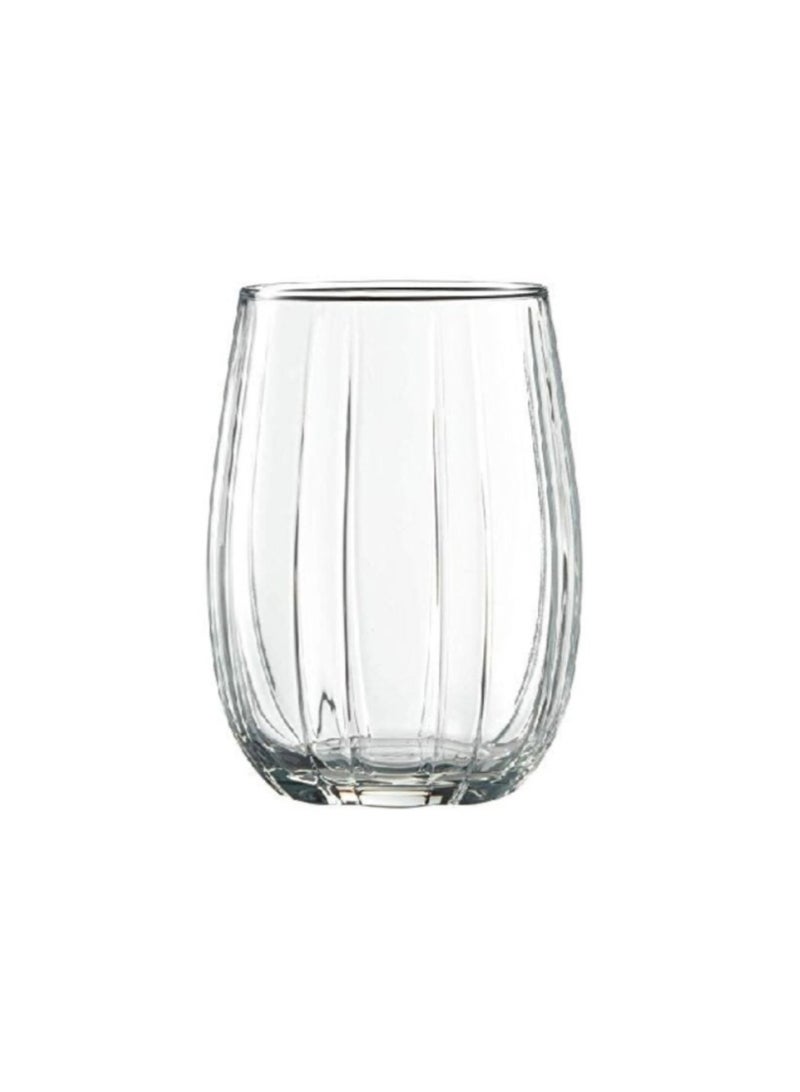 Paşabahçe Pasabahce Linka Tumbler Set 240ml – 6 Piece Clear Glass Drinking Tumblers – Modern Everyday Table Glasses – 1199148 - Image 2