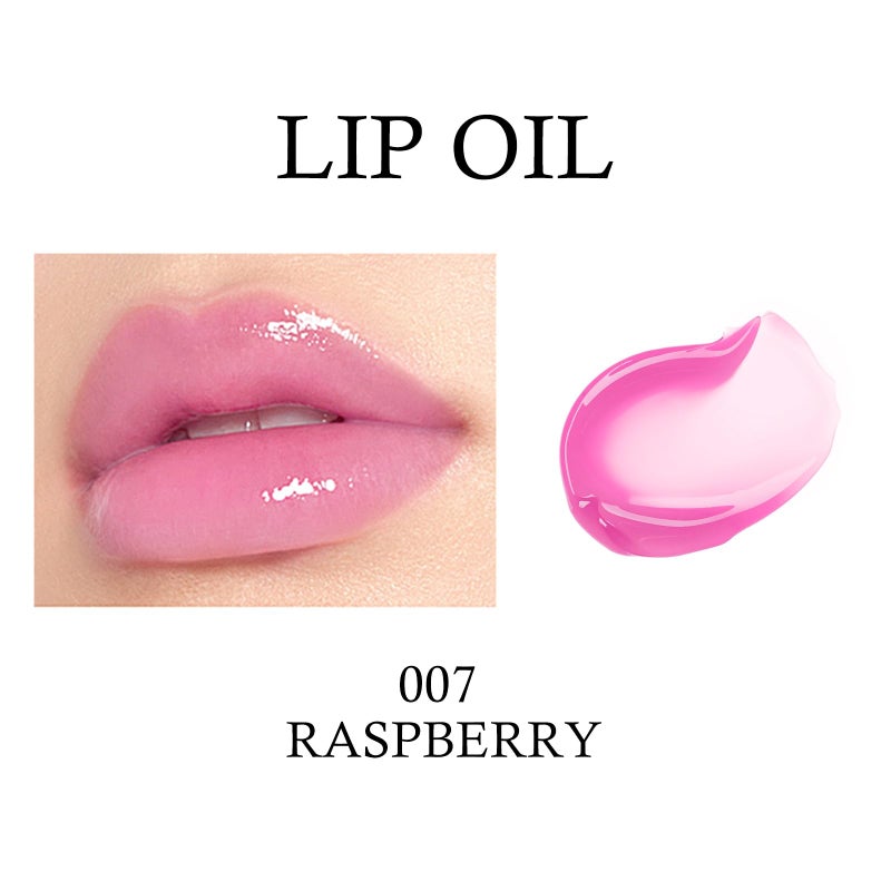 KYDA 2 Colors Hydrating Lip Glow Oil, Moisturizing Lip Oil Gloss, Transparent Plumping Lip Gloss, Lip Oil Tinted for Lip Care and Dry Lips, 007+012 - Image 3