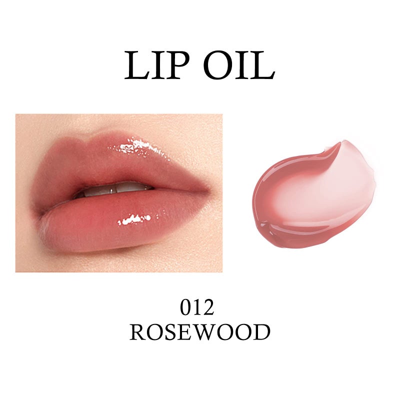 KYDA 2 Colors Hydrating Lip Glow Oil, Moisturizing Lip Oil Gloss, Transparent Plumping Lip Gloss, Lip Oil Tinted for Lip Care and Dry Lips, 007+012 - Image 4