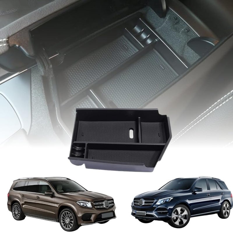  تي ار اكس اوتو منظم مسند الذراع المركزي TRX AUTO لسيارات مرسيدس بنز GL ML GLE Class (2015-2018) وGLS (2016-2018) | منظم صندوق التخزين المركزي | ملحقات مرسيدس بنز - Image 1